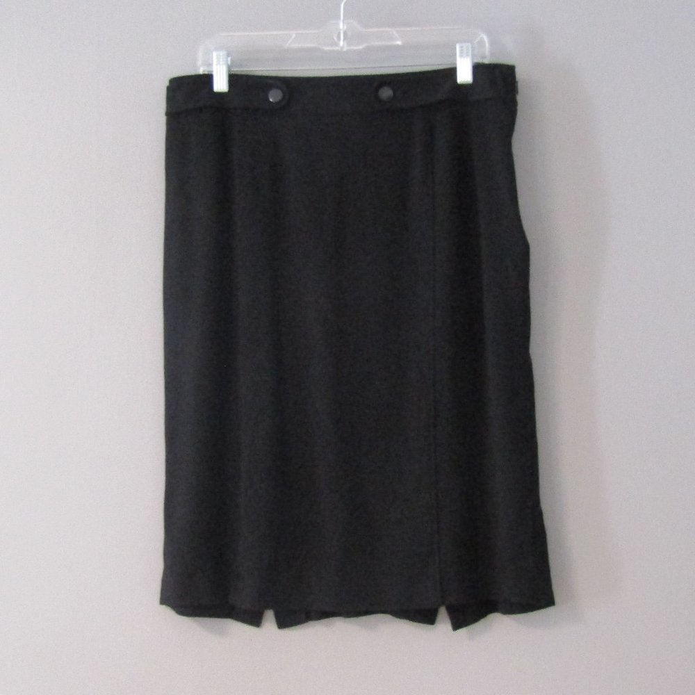 Talbots Petites Black Knit Skirt Size 14P